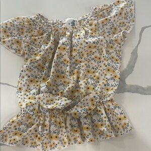Lily Bleu Sunflower Print Top